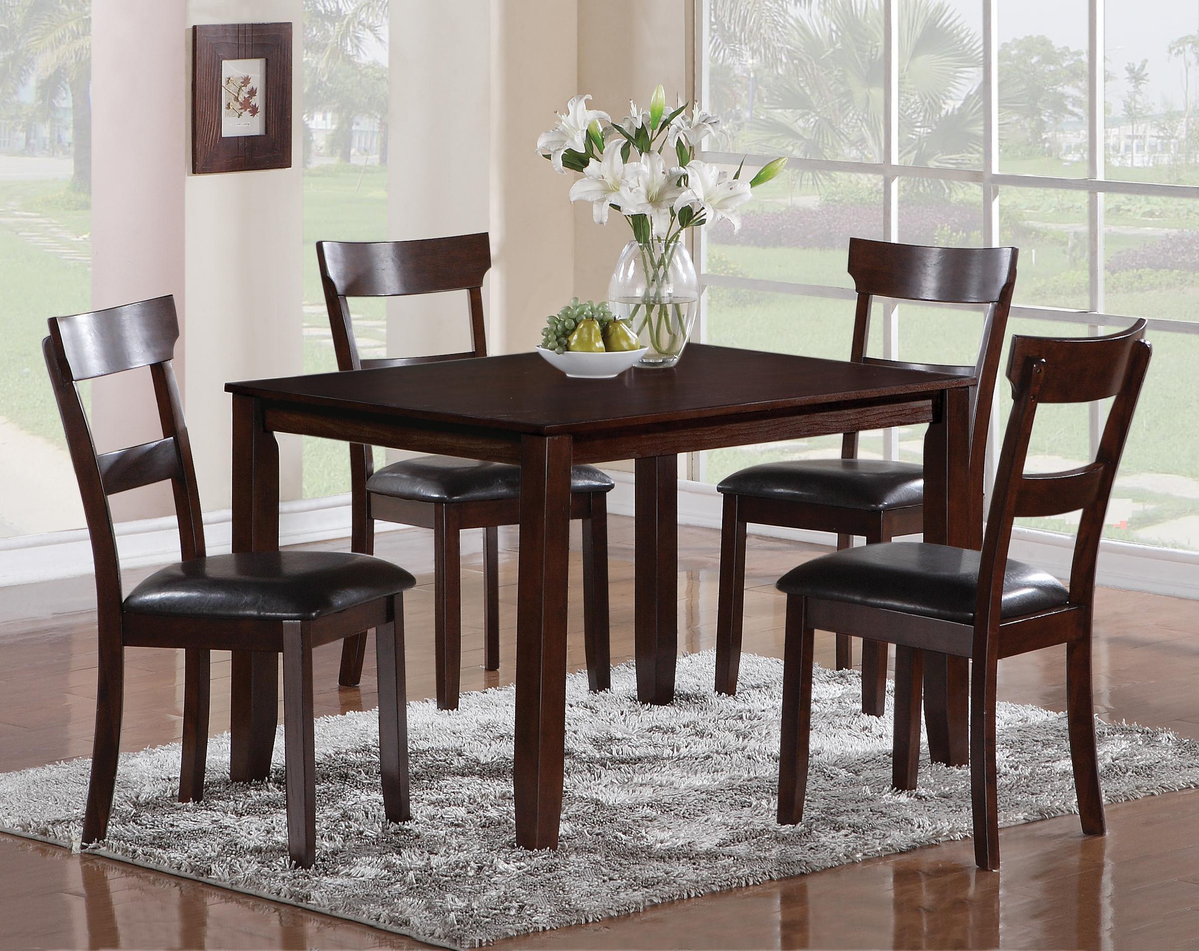 Crown mark dining table and 2025 chairs